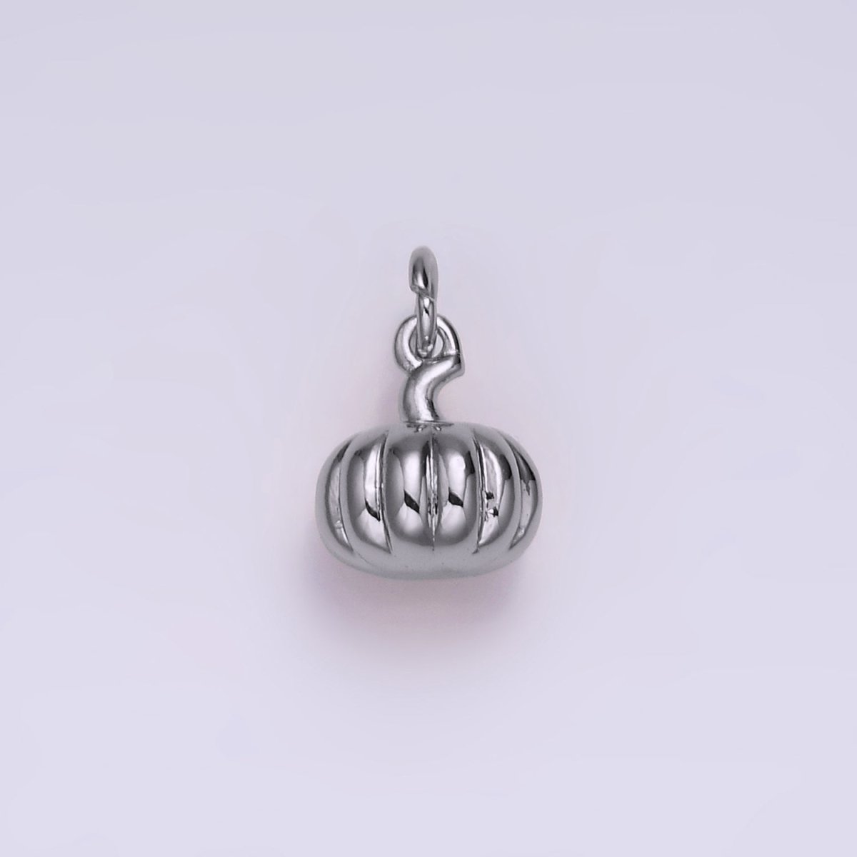 18K Gold Filled 9mm Pumpkin Fruit Puffed Add-On Charm | N-1760 W-481 - DLUXCA