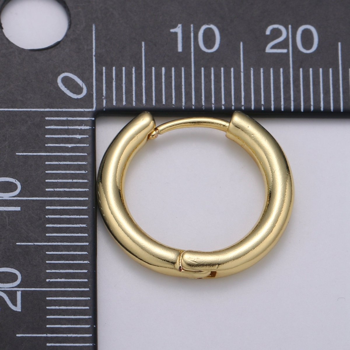 18mm / 20mm 14K Gold Filled Gold Earrings for DIY Earring Craft Supply Jewelry Making Q-404 Q-407 - DLUXCA