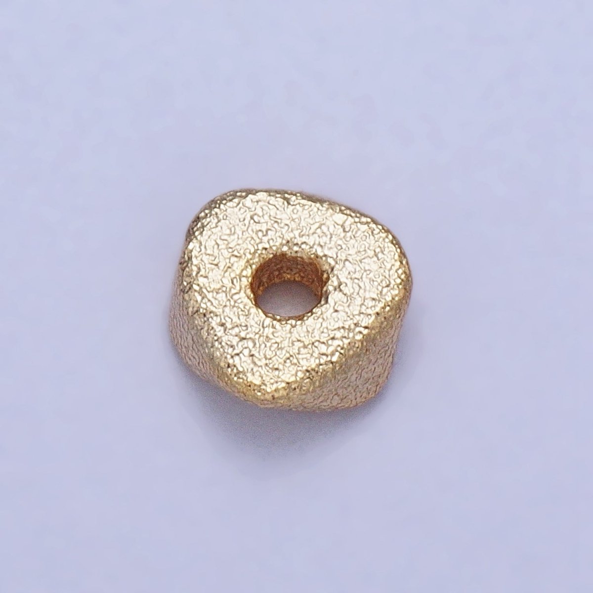 20 Pieces Matte Gold 8mm, 6mm, 4mm Triangle Geometric Beads | B-273 B-308 B-309 - DLUXCA