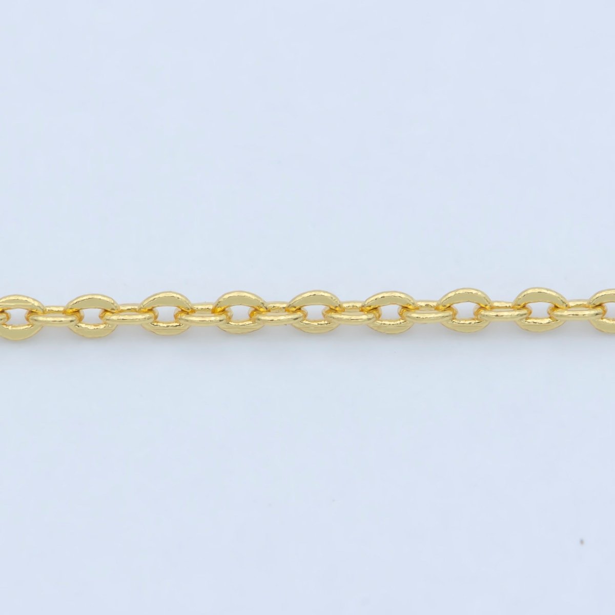 24K Gold Filled 0.7mm Dainty Cable Chain 18 Inch Necklace w. Extender | WA-187 Clearance Pricing - DLUXCA