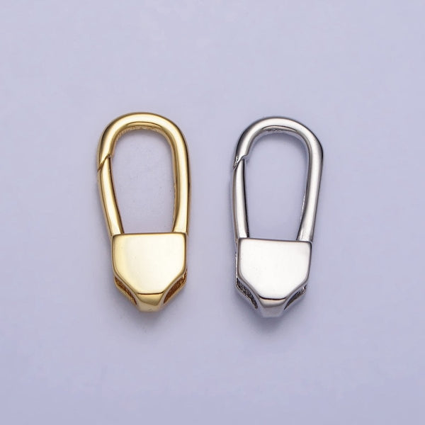 新到着 24K Closure Push Triggerless Oblong Long 17mm Filled Gold 小物