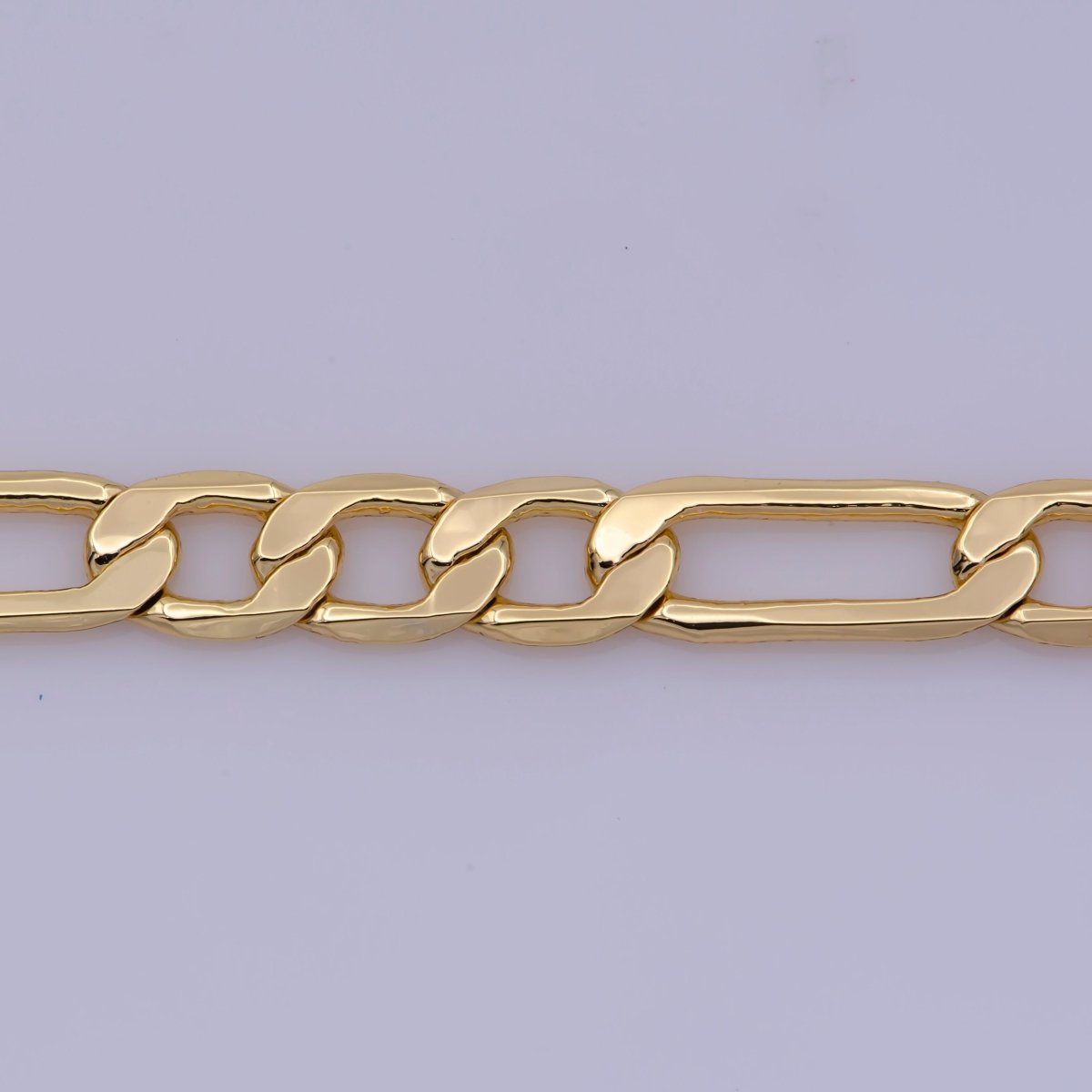 24K Gold Filled 3.5mm Figaro 18 Inch Layering Chain Necklace | WA-369 Clearance Pricing - DLUXCA