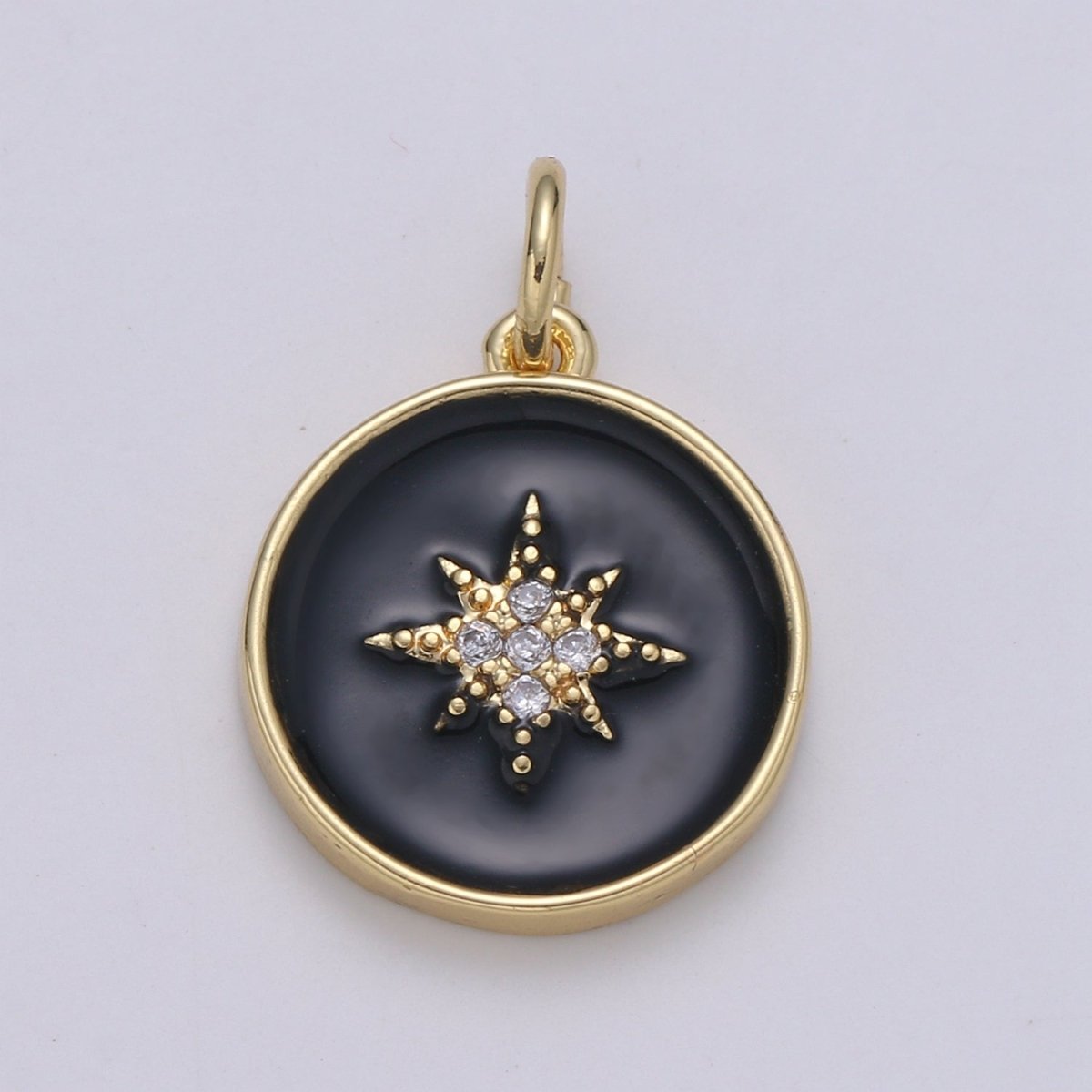 24K Gold Filled Ancient Stars Charm E-109-E-112 - DLUXCA