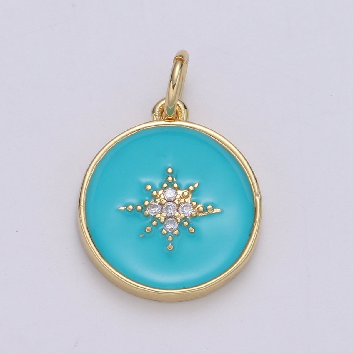 24K Gold Filled Ancient Stars Charm E-109-E-112 - DLUXCA