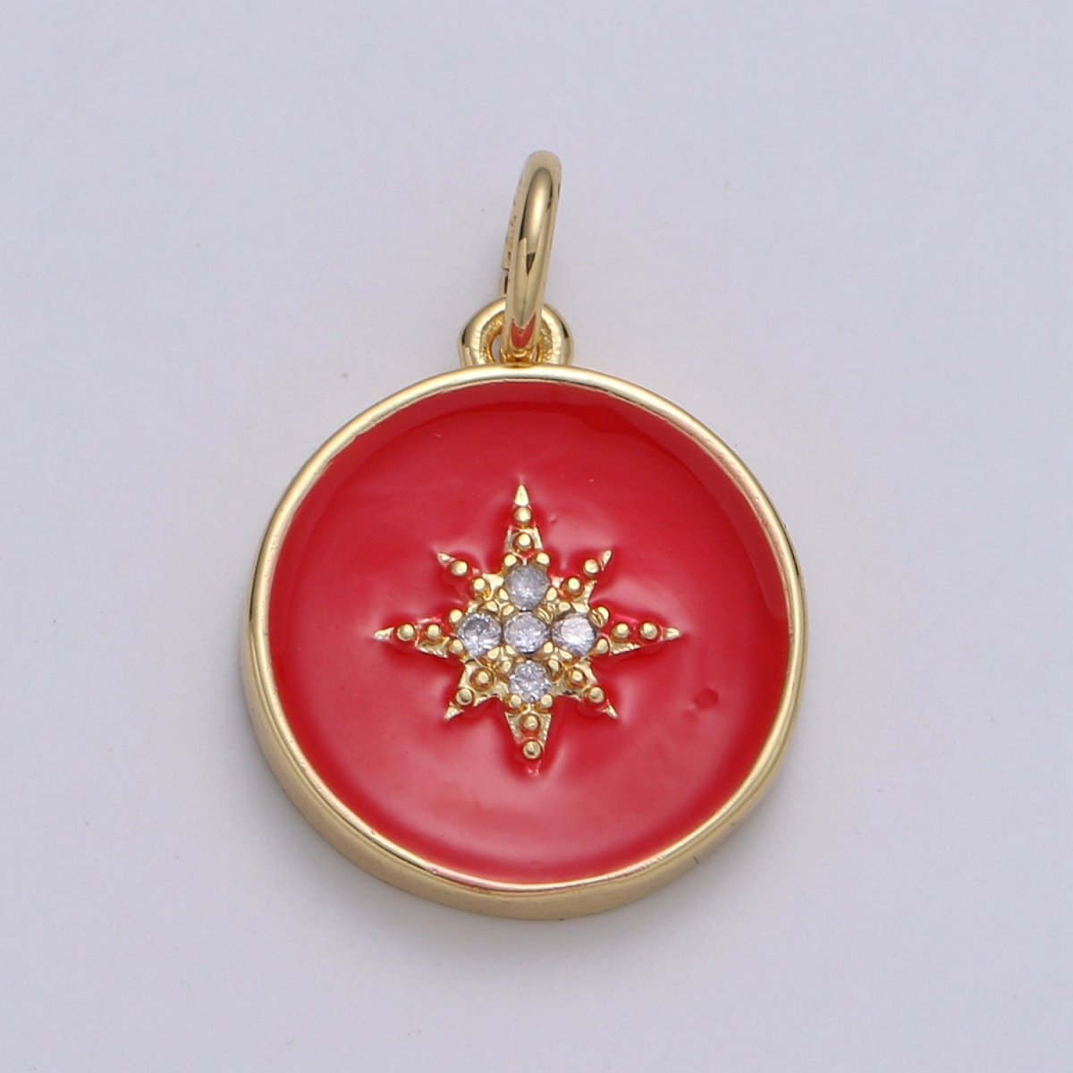 24K Gold Filled Ancient Stars Charm E-109-E-112 - DLUXCA