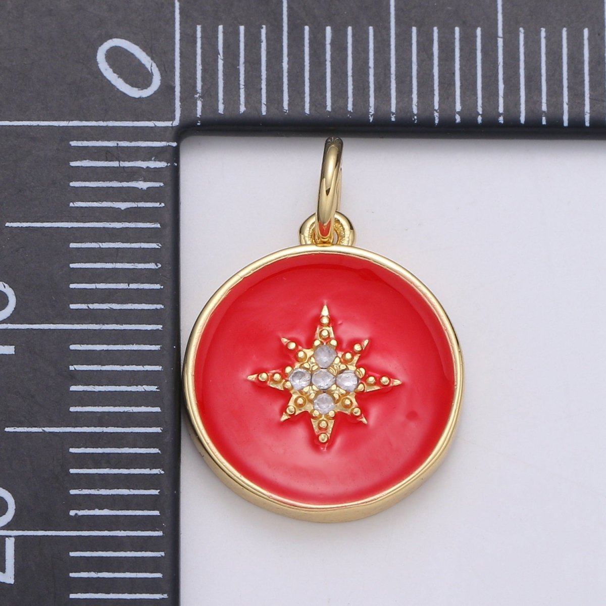 24K Gold Filled Ancient Stars Charm E-109-E-112 - DLUXCA