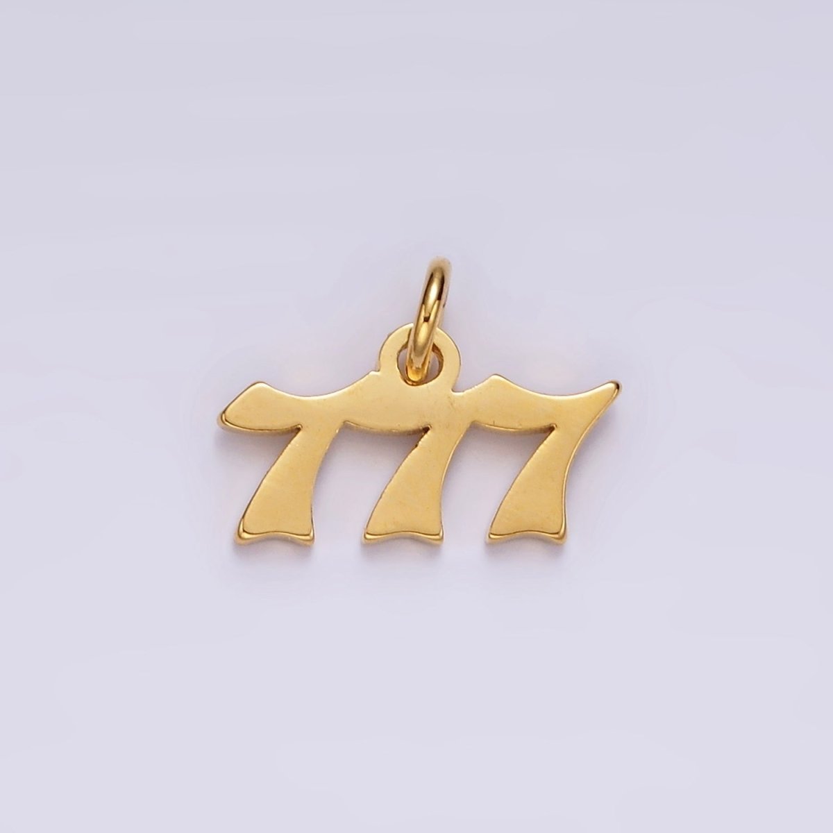 24K Gold Filled Angel Number Numerology Minimalist Mini Charm | AG606 - AG610 - DLUXCA