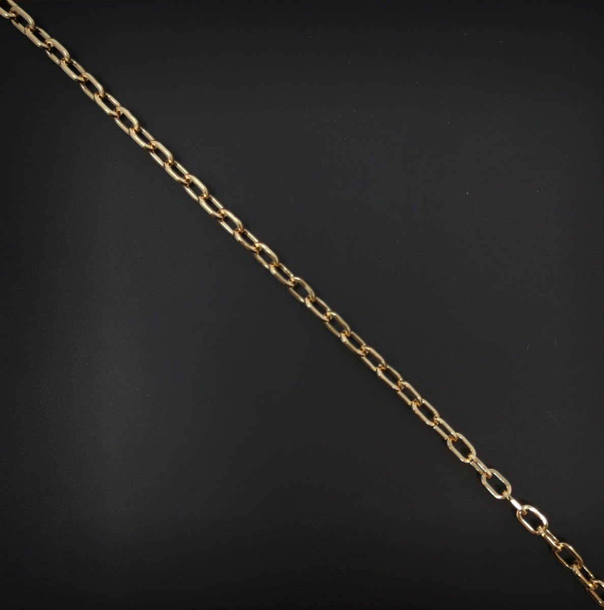 24K Gold Filled CABLE Chain by Yard, Wholesale Bulk Roll Chain For Jewelry Making, Necklace Bracelet Anklet Component Supply | ROLL-066 Clearance Pricing - DLUXCA