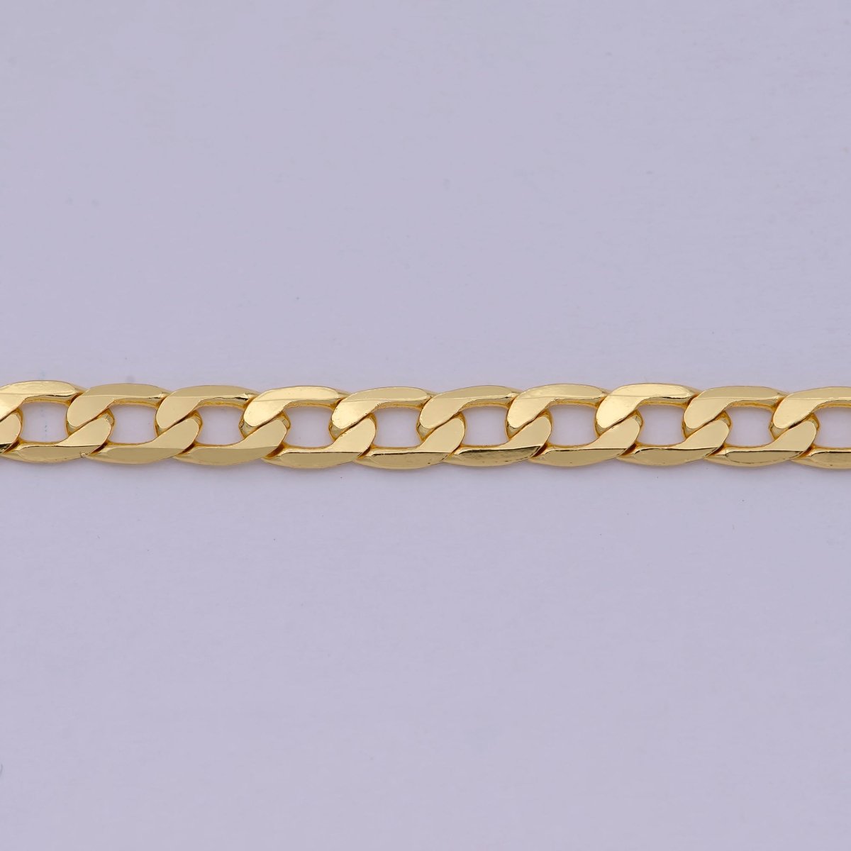 24K Gold Filled Cuban Link Chain Necklace 18 inch Miami Cuban, 3.2mm Gold Chain, Curb Link, Men Women Chain Necklaces | WA-523 Clearance Pricing - DLUXCA