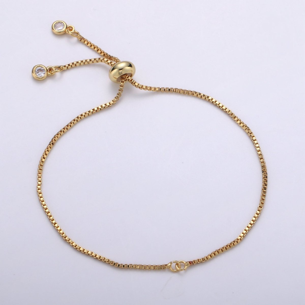 24K Gold Filled Half Finished Bracelet For DIY Jewelry Making Bracelet Making L-145~L-147 - DLUXCA
