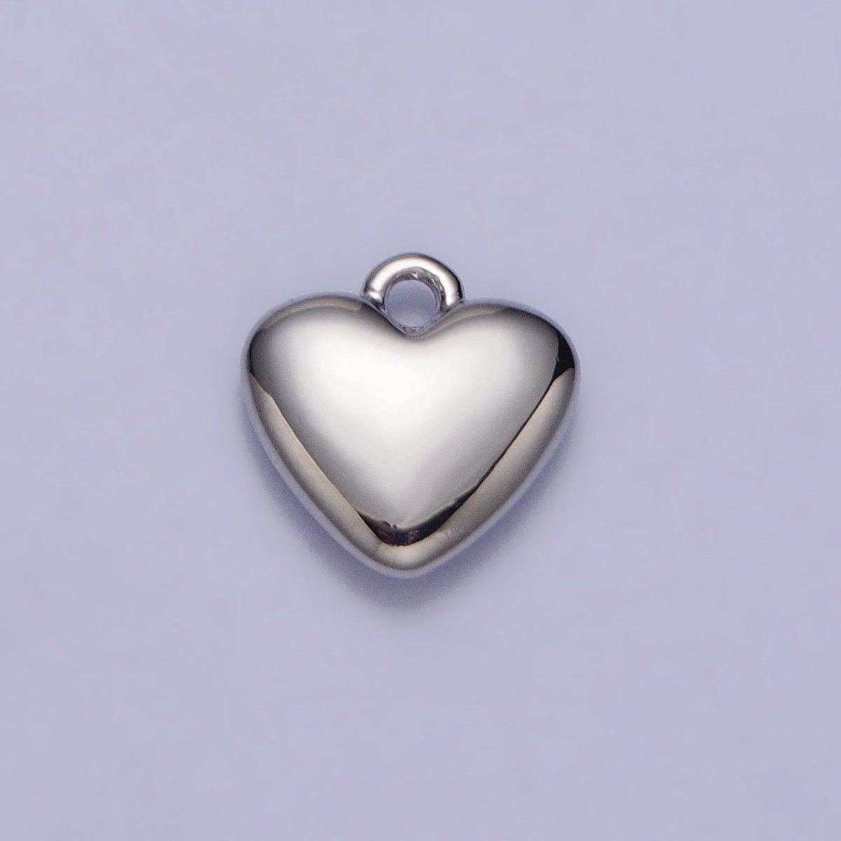 24K Gold Filled Heart Valentine Love Add-On Charm in Gold & Silver | AC-347 AC-348 - DLUXCA