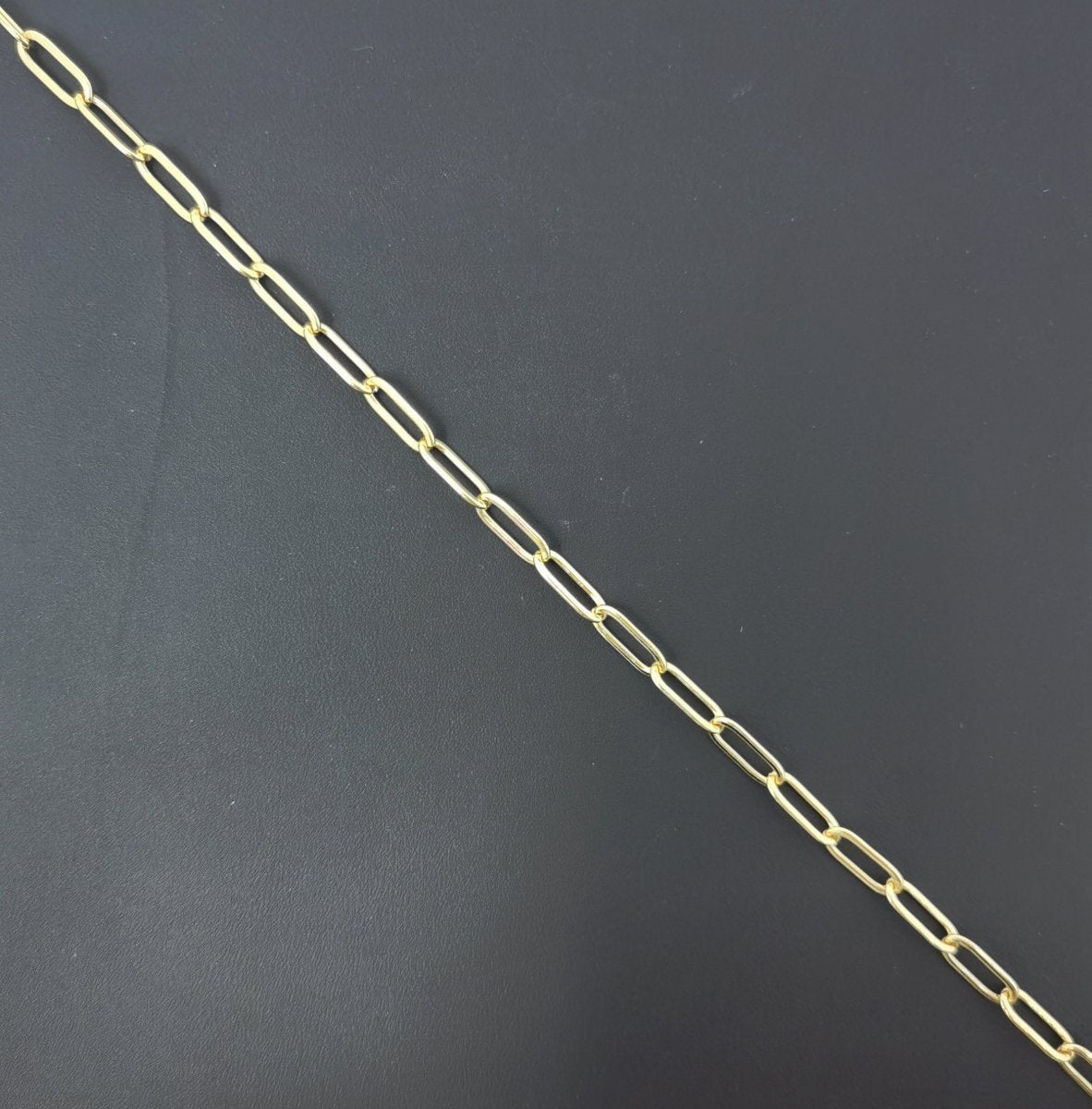 24K Gold Filled Rolo Cable Chain by Yard, Gold Filled Cable Rolo Chain, Wholesale bulk Roll Chain for DIY Jewelry, Thickness 0.5mm | ROLL-005 ROLL-034 ROLL-049 - DLUXCA