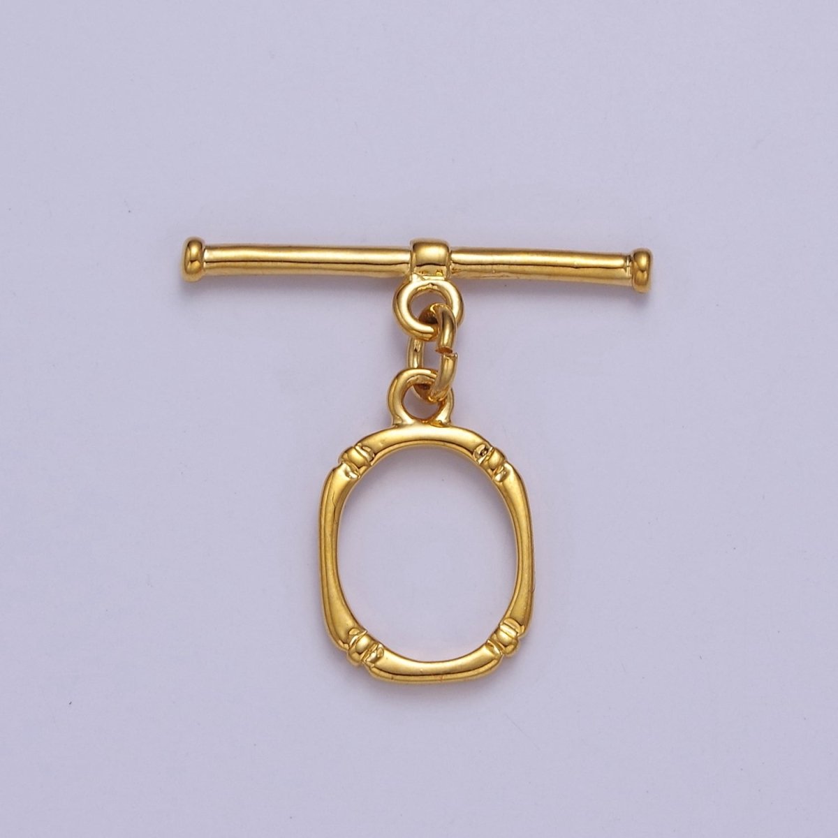 24k Gold Filled Round Oval Clasp, Jewelry Clasp OT Clasp Findings L-684 L-685 L-686 - DLUXCA