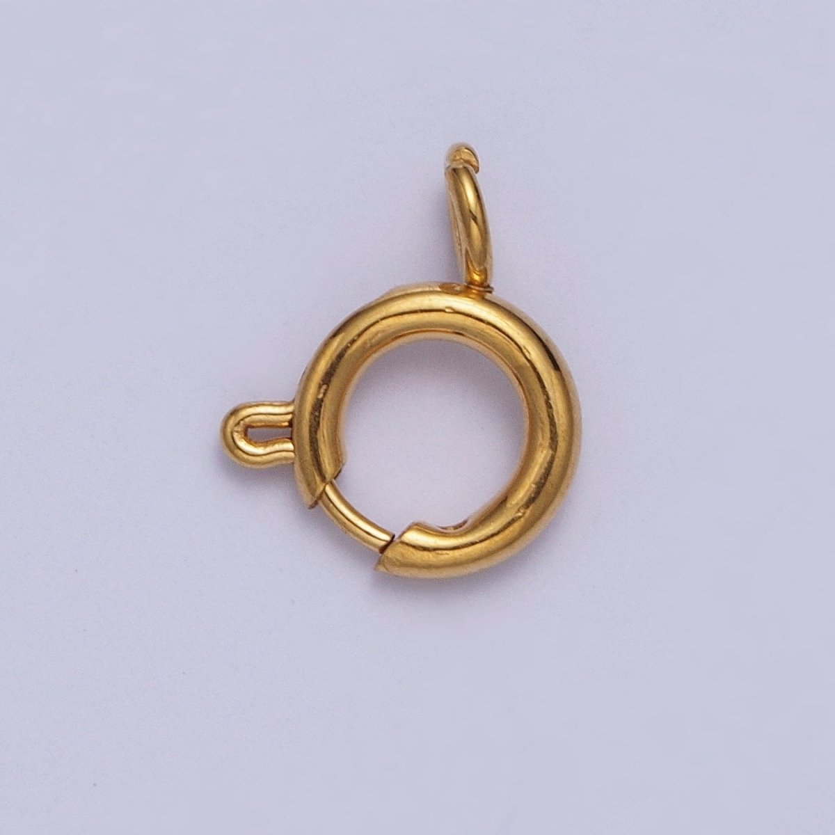 24K Gold Filled Round Spring Ring Closure Clasps For DIY Jewelry Making L-892-L-899 L-905 - DLUXCA