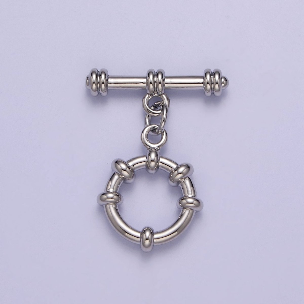 24k Gold Filled Round Toggle Clasp, Jewelry Clasp Sailor OT Clasp Findings L-690 L-691 L-692 - DLUXCA