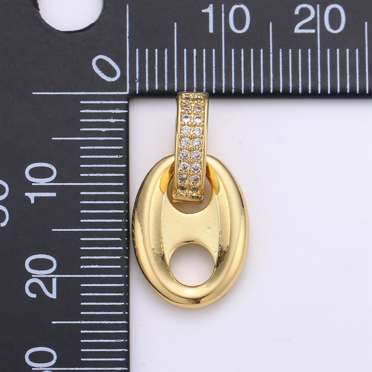 24k Gold Filled Soda Tab Charm for Necklace Pendant Beer Tab Can Tab Jewelry Making Supply J-002 J-003 - DLUXCA