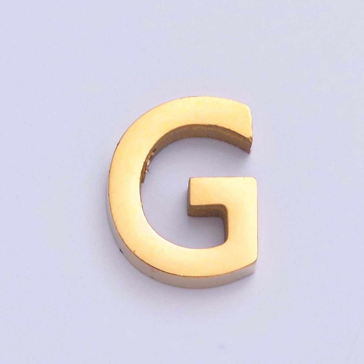 24K Gold Filled Stainless Steel Initial Alphabet For DIY Necklace Making W-809~W-834 - DLUXCA