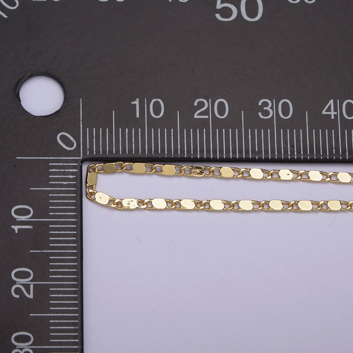 24K Gold Filled Unique Unfinished Scroll Chain, Dainty 1.5mm Width Tube Link Chain in Gold & Silver For Jewelry Making | ROLL-676, ROLL-677 - DLUXCA