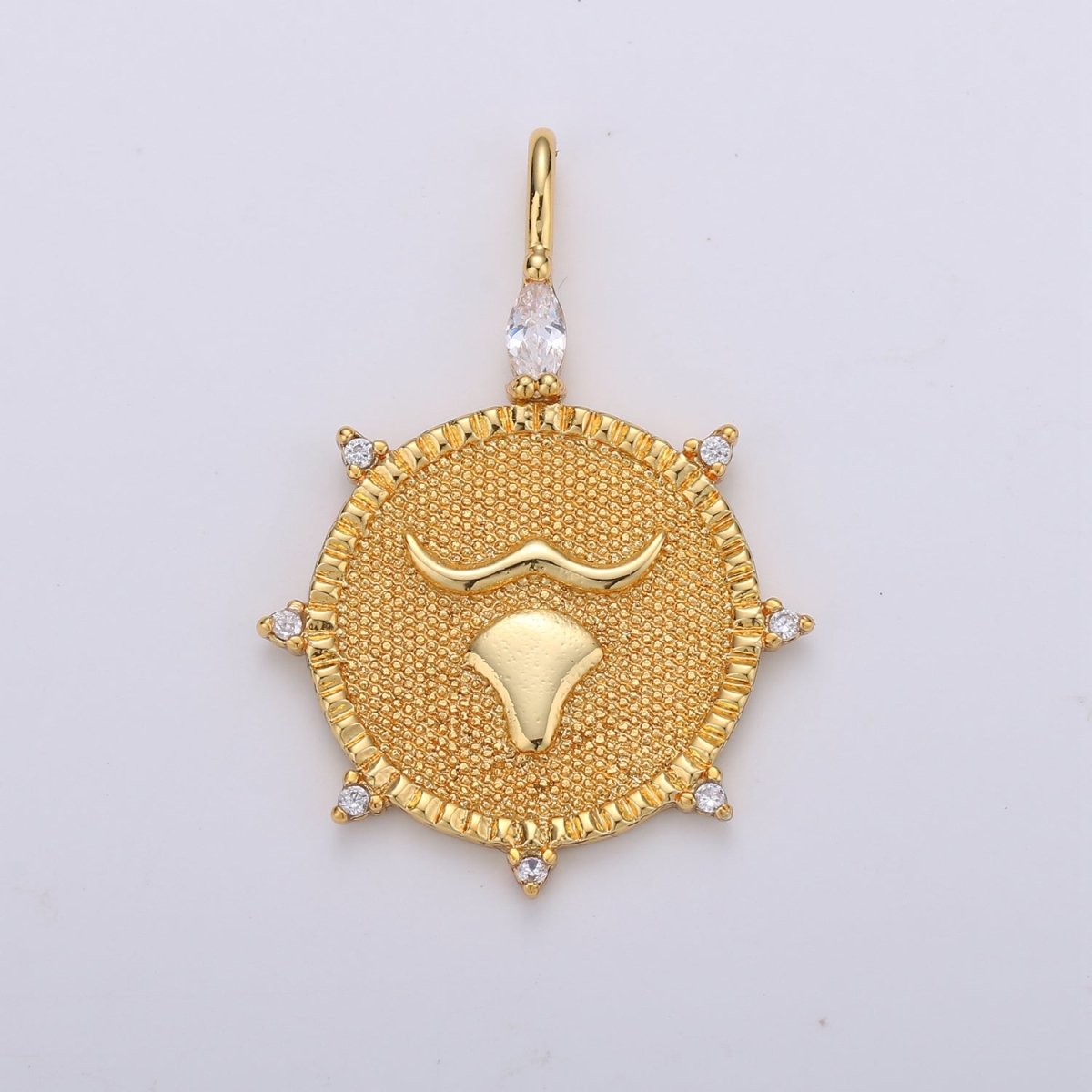 24k Gold Filled Zodiac Charms, Astrology Charms, Zodiac Necklace Charms, 12 Zodiac Charms for Jewelry Making Supply A-495-A-506 - DLUXCA