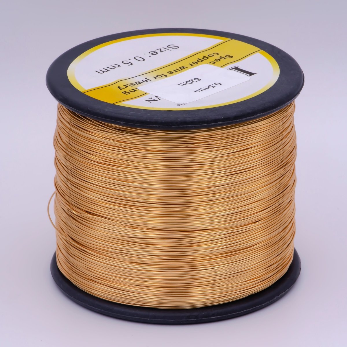 24k Gold Plated Wire with Copper Core - 1 spool- You Pick Gauge 18, 20, 21, 22, 24, 26, 28 - 100% Guarantee - DLUXCA