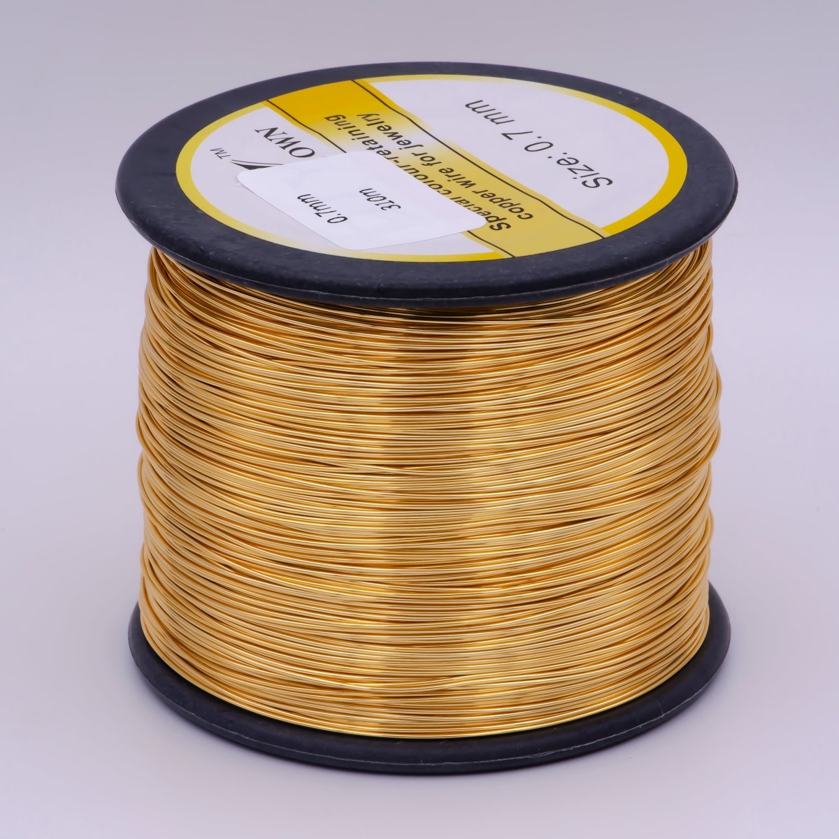 24k Gold Plated Wire with Copper Core - 1 spool- You Pick Gauge 18, 20, 21, 22, 24, 26, 28 - 100% Guarantee - DLUXCA