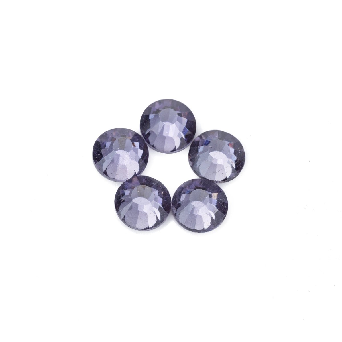 288 pcs High Quality Crystal Dark Purple Tanzanite Rhinestones Loose wholesale Crystal flat back No Hot Fix glass bead Size ss 30 / ss 34,288-SS30-TANZANITE - DLUXCA