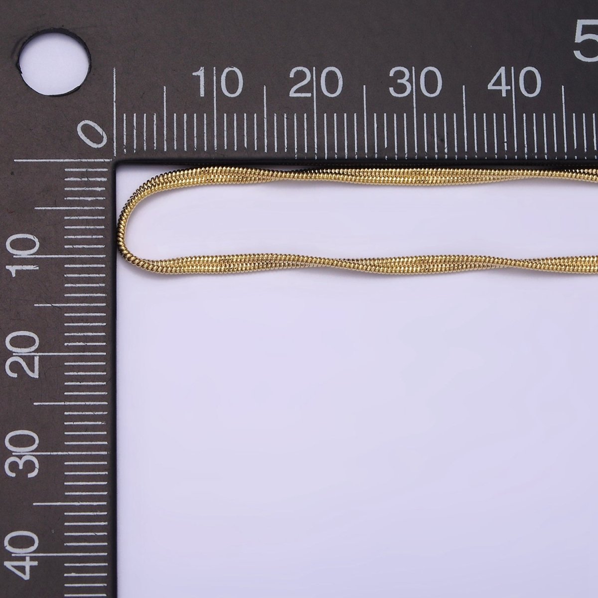 2mm Flat Herringbone 17 Inch Layering Chain Necklace | WA-1874 Clearance Pricing - DLUXCA