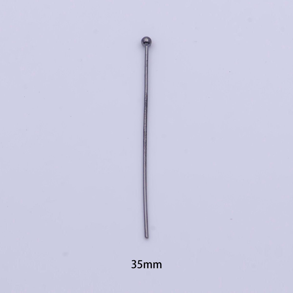 35mm Black Metal Ball Head Pins Jewelry Making Supply | SP-1570 - DLUXCA