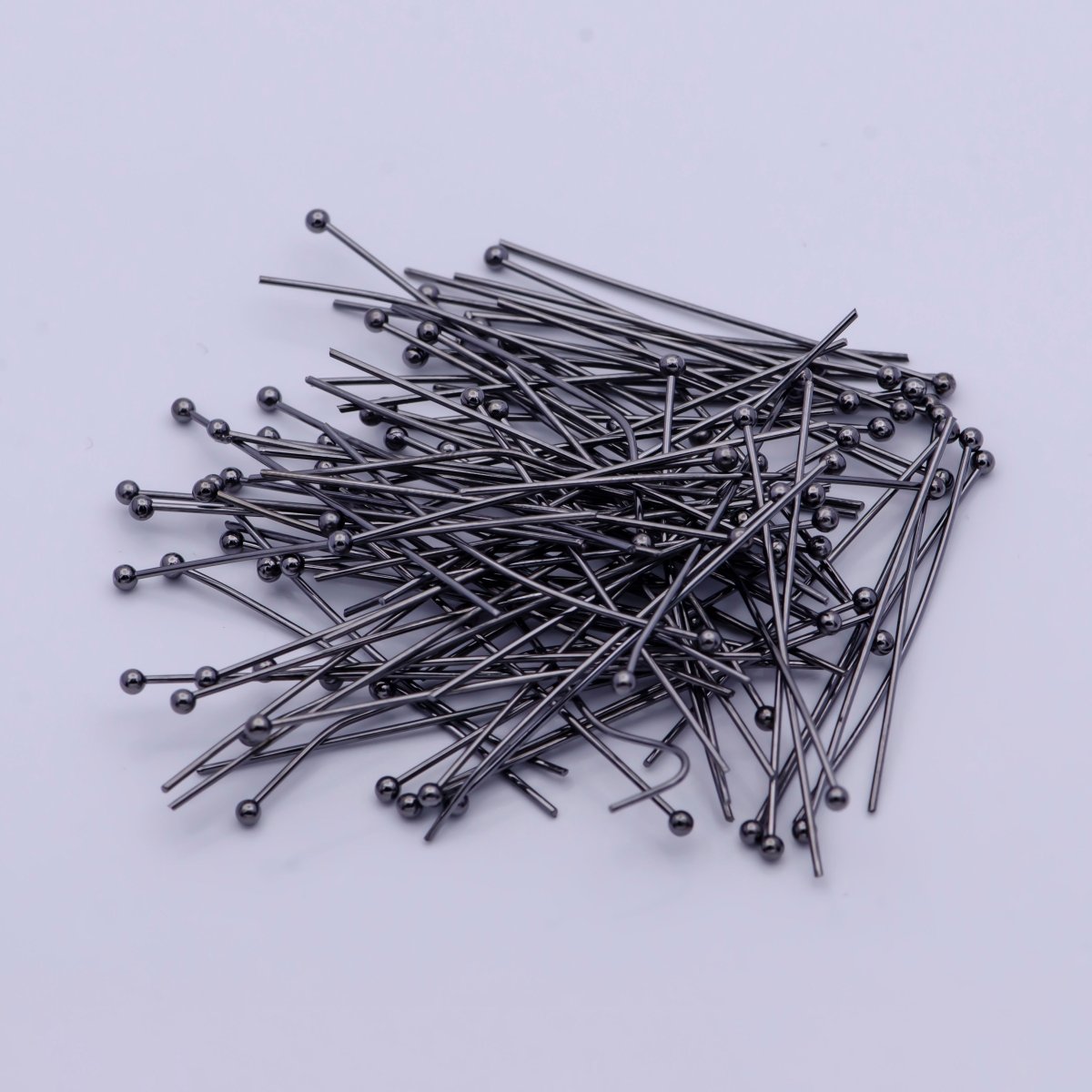 35mm Black Metal Ball Head Pins Jewelry Making Supply | SP-1570 - DLUXCA