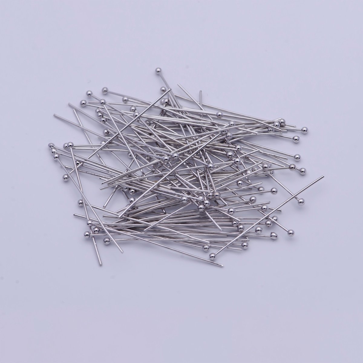 35mm Silver Metal Ball Head Pins Jewelry Making Supply | SP-1569 - DLUXCA