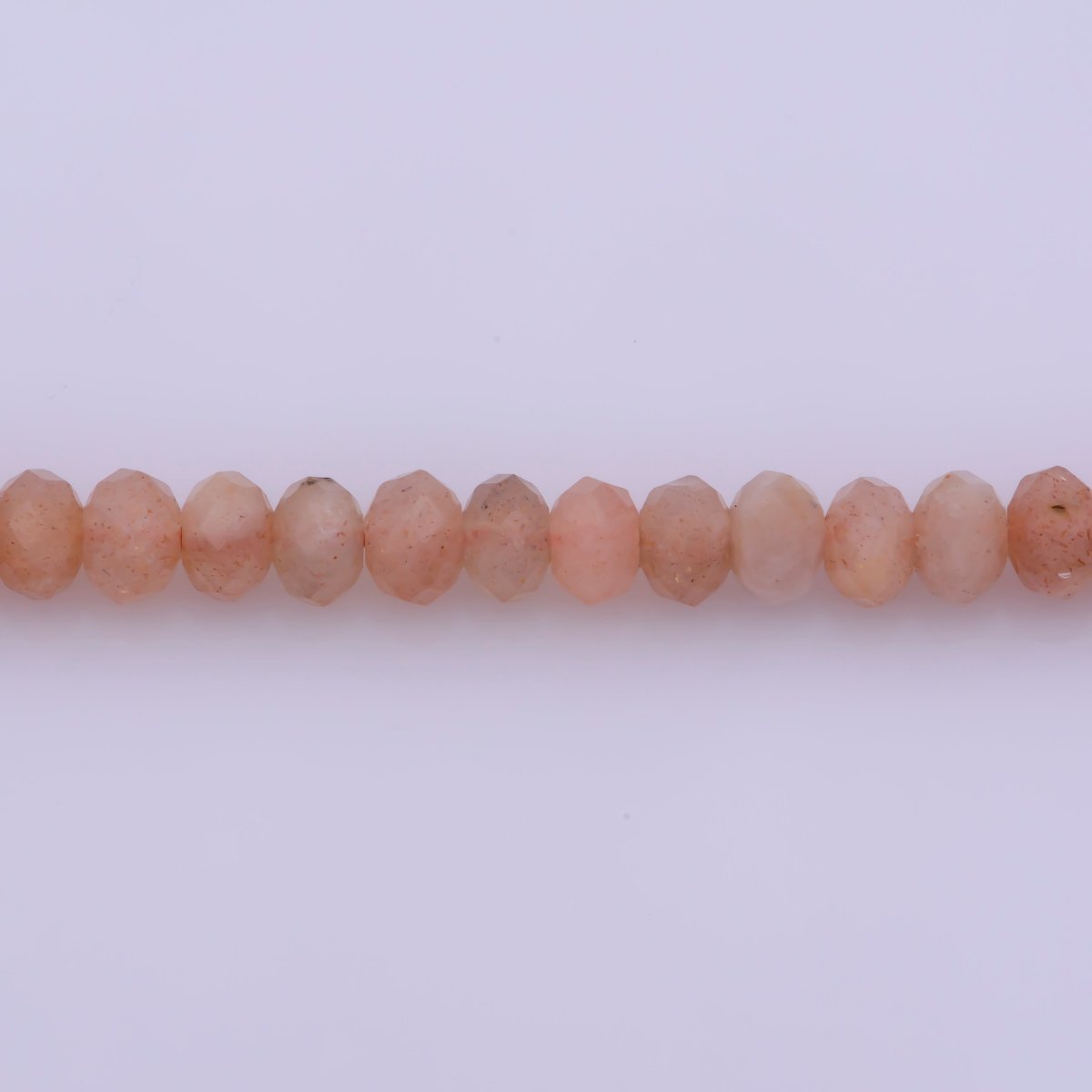 4mm Dainty Watermelon Pink Rose Quartz Natural Gemstone Bead 16.5 Inch Necklace | WA-259 Clearance Pricing - DLUXCA