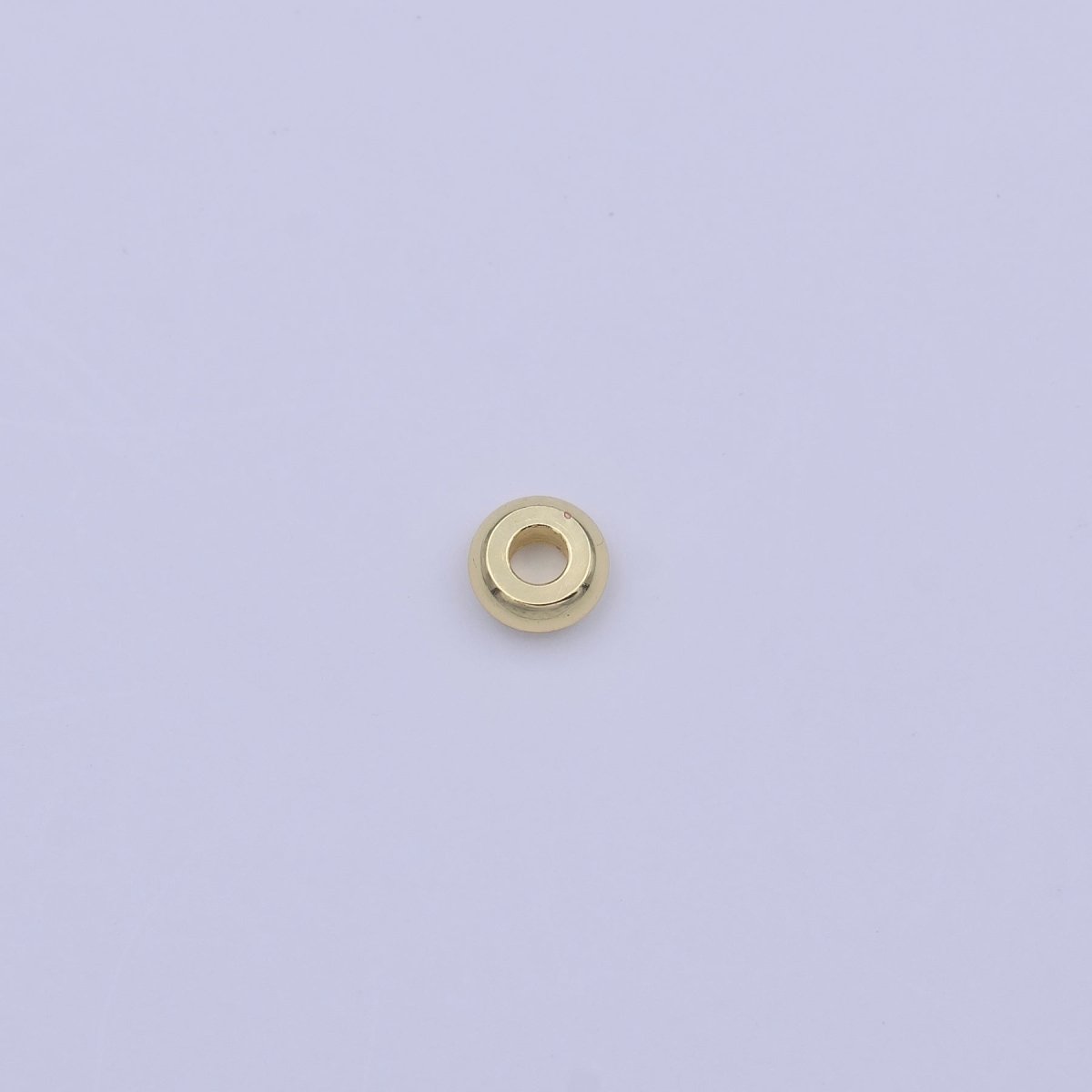 50 Pieces Gold Thin 3mm, 4mm, 5mm, 6mm, 7mm, 8mm Spacer Bead Jewelry Making Supply | B-145 B-498 B-220 B-499 B-502 B-603 - DLUXCA