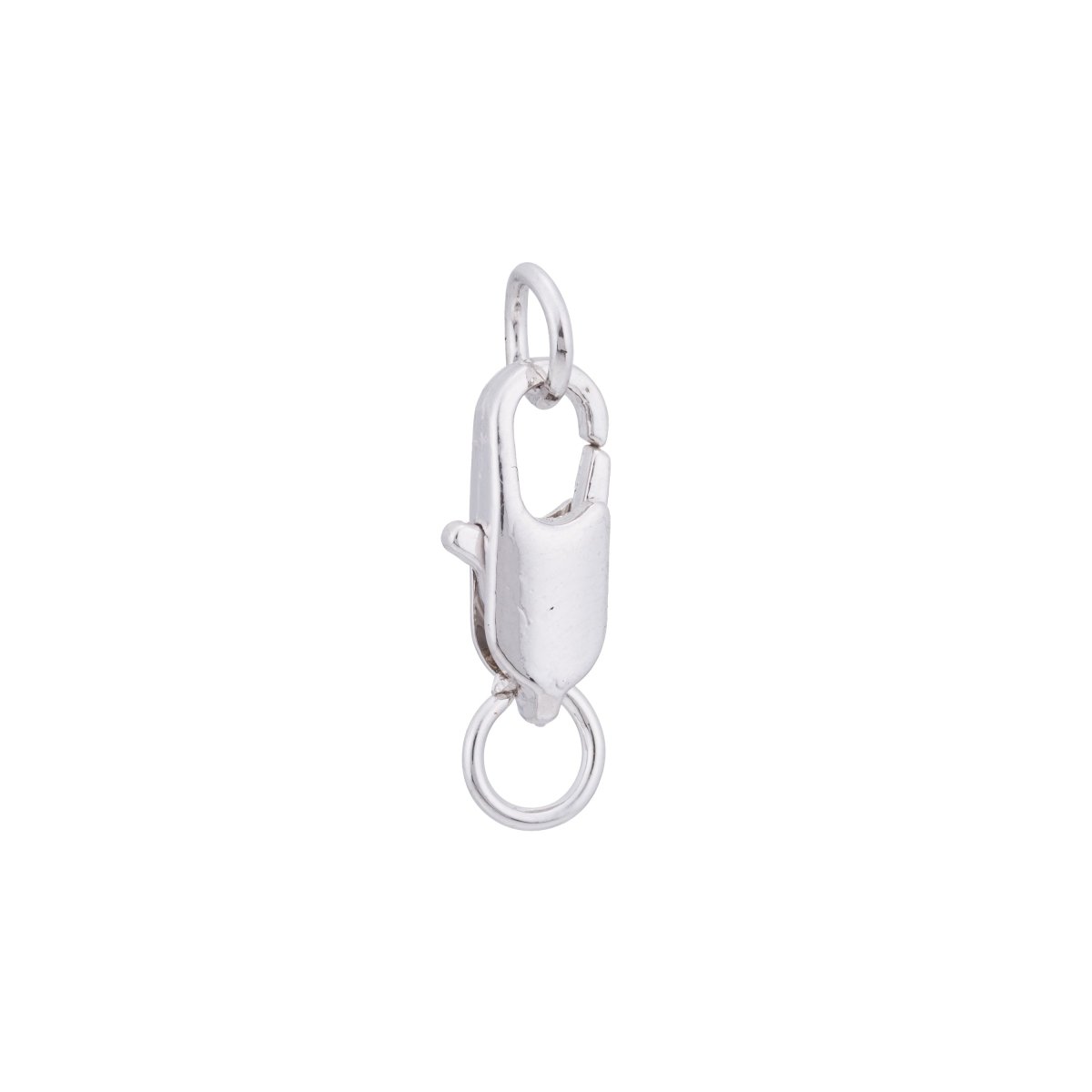 5pcs Silver Hook End Clasp, Bracelet End Cap, Tips, Beading Clasp, Bracelet Supplies, Necklace Clasp, Bracelet Finding for Jewelry Making K-083 - DLUXCA
