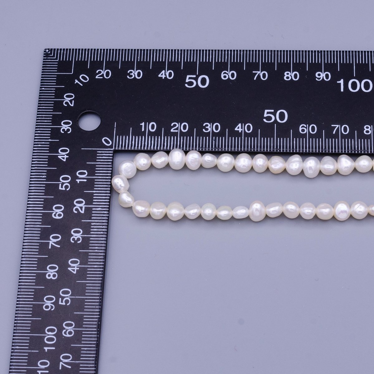 6mm Pebble Freshwater Pearl 65 Pieces/Strand Jewelry Making Findings Supply | WA-1670 Clearance Pricing - DLUXCA