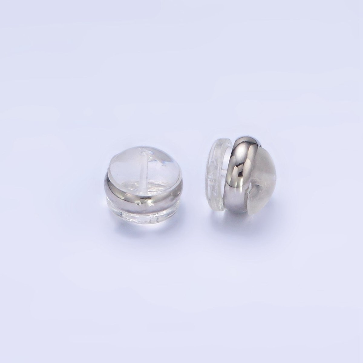 6mm Rubber Backings Earrings Findings By Bag | Z735 - DLUXCA