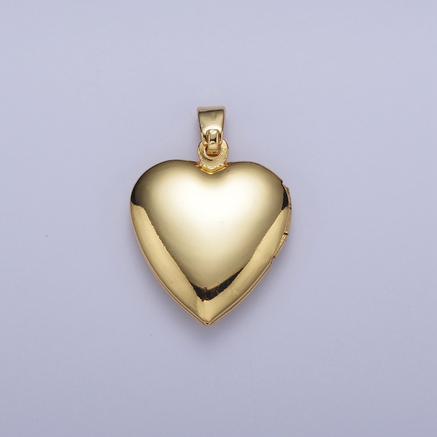 Gold Engraved Decorative Cravings Heart Love Locket Pendant For Valentines Romantic Jewelry | X678 - DLUXCA