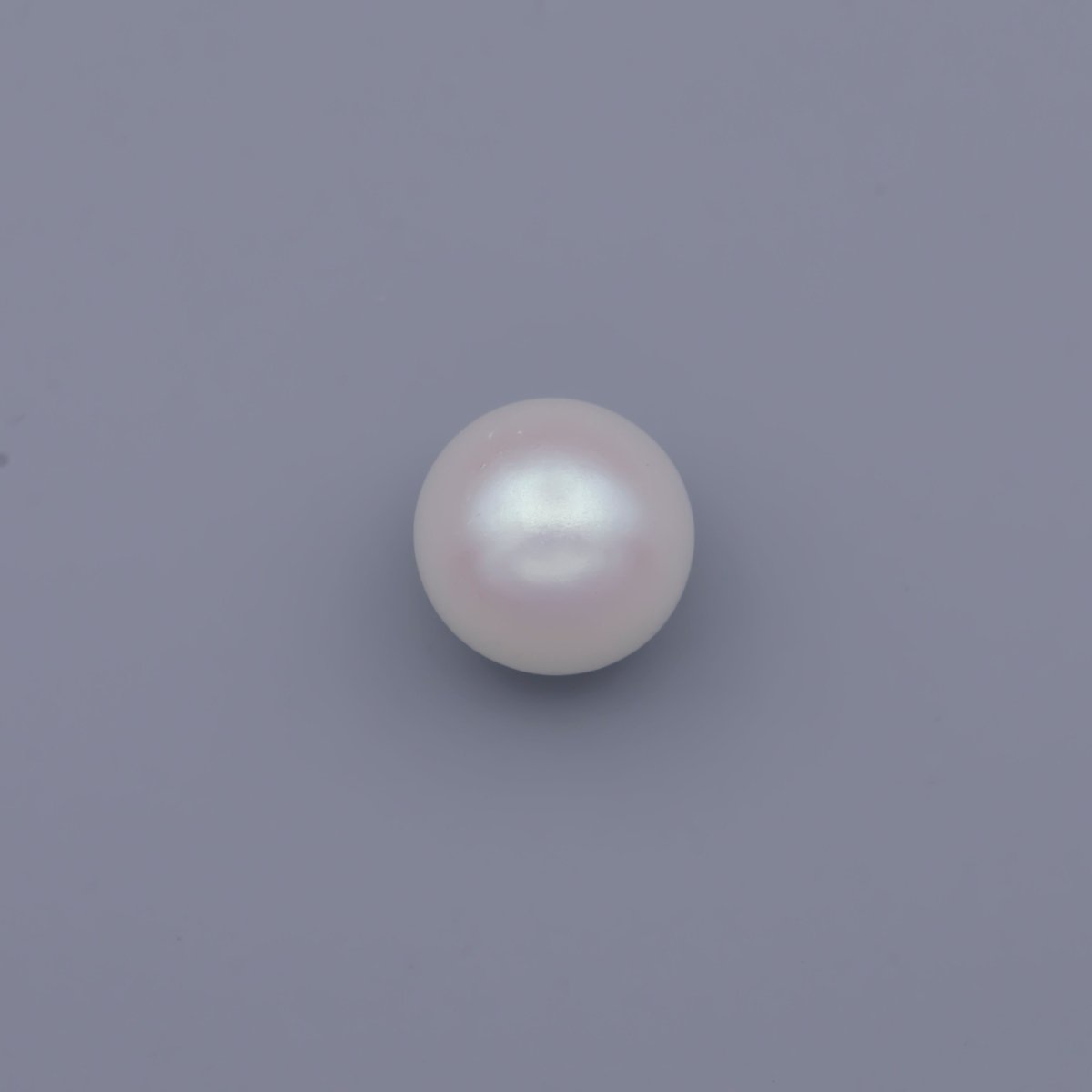 AB Iridescent White Acrylic Pearl Beads, Gumball Round Beads 10mm, 13mm P-1832 P-1834 - DLUXCA
