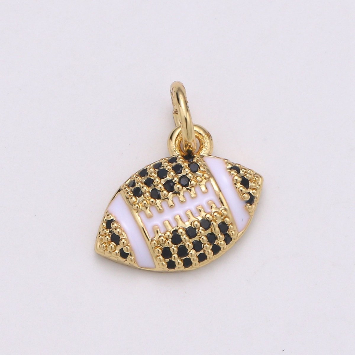 American Football Gold Filled Charm D731-D-732 - DLUXCA