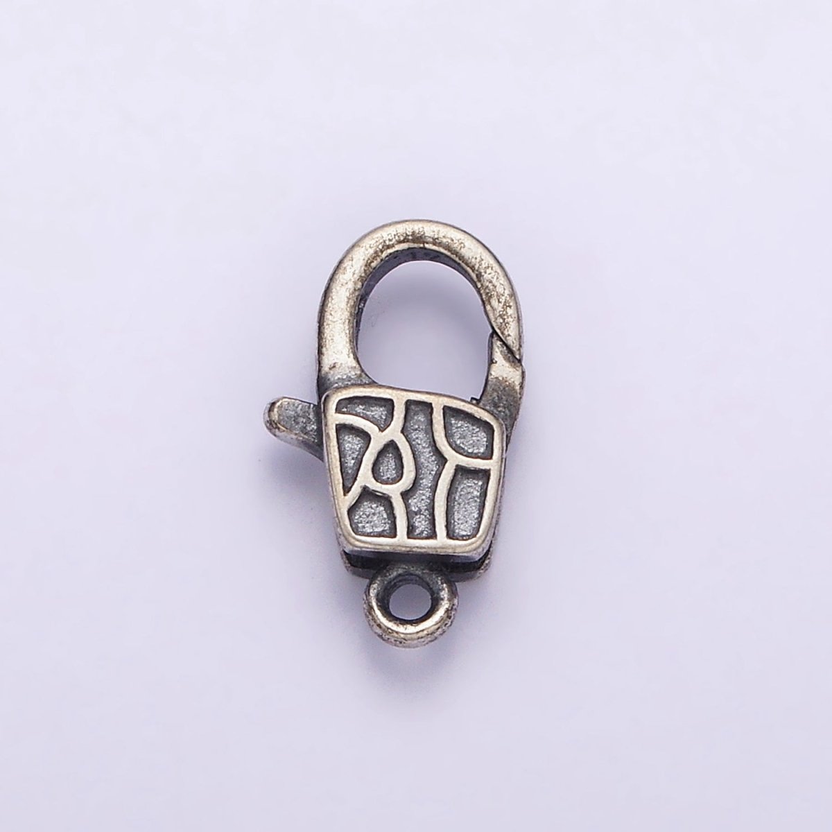 Antique Silver Clasp s925 Sterling Silver Vintage Lobster Clasp for Jewelry Making SL-298 - DLUXCA