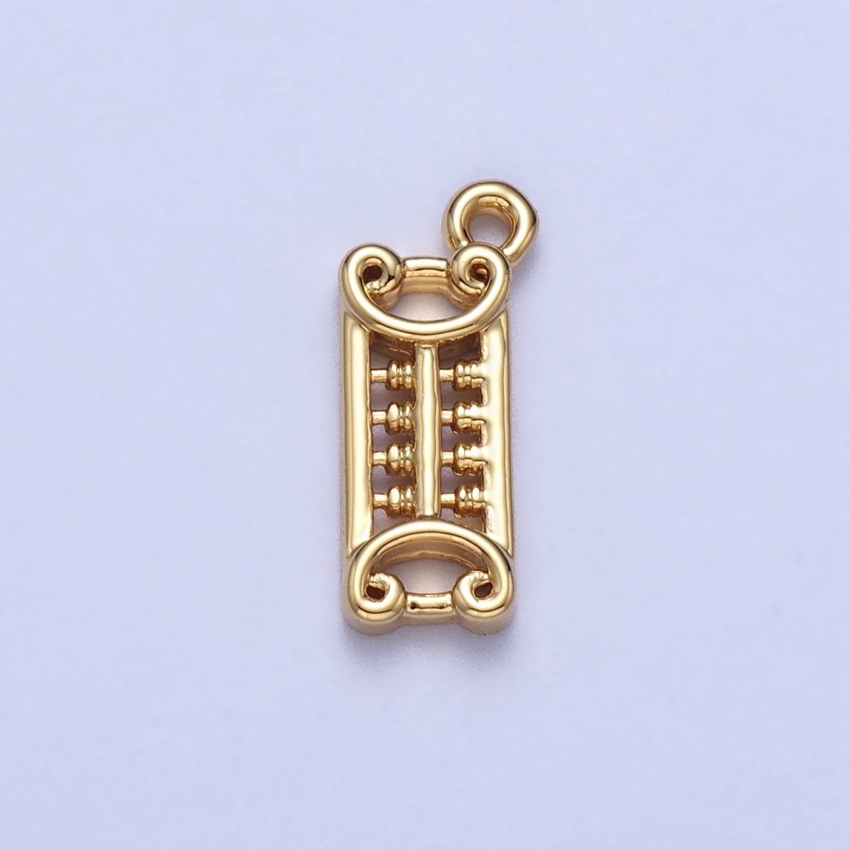 Asian Abacus Mathematics Tool Add-On Charm in Gold & Silver | AC038 AC039 - DLUXCA