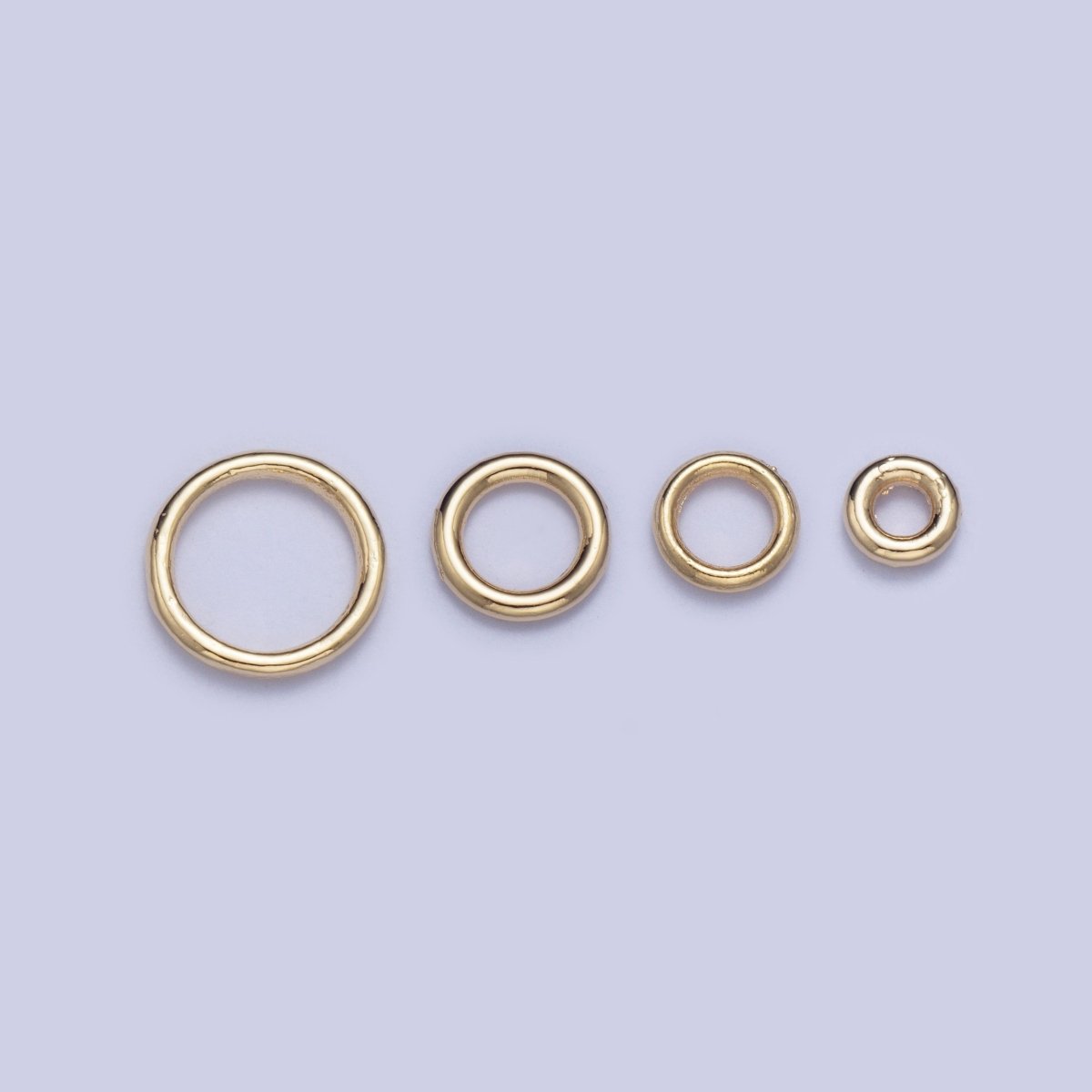 bag Soldered Gold Jump Rings Supply Findings For Jewelry Making L-925-L-928 - DLUXCA