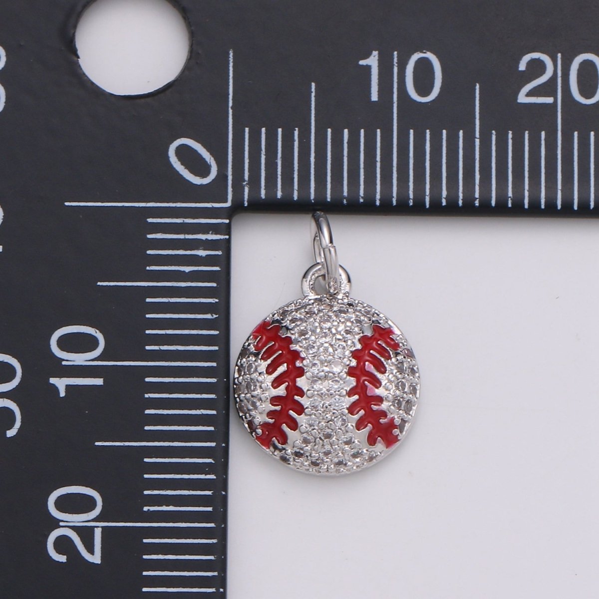 Baseball Gold Filled Charm Sports Ball Pendant for Necklace Bracelet Earring - D725 - D-726 - DLUXCA