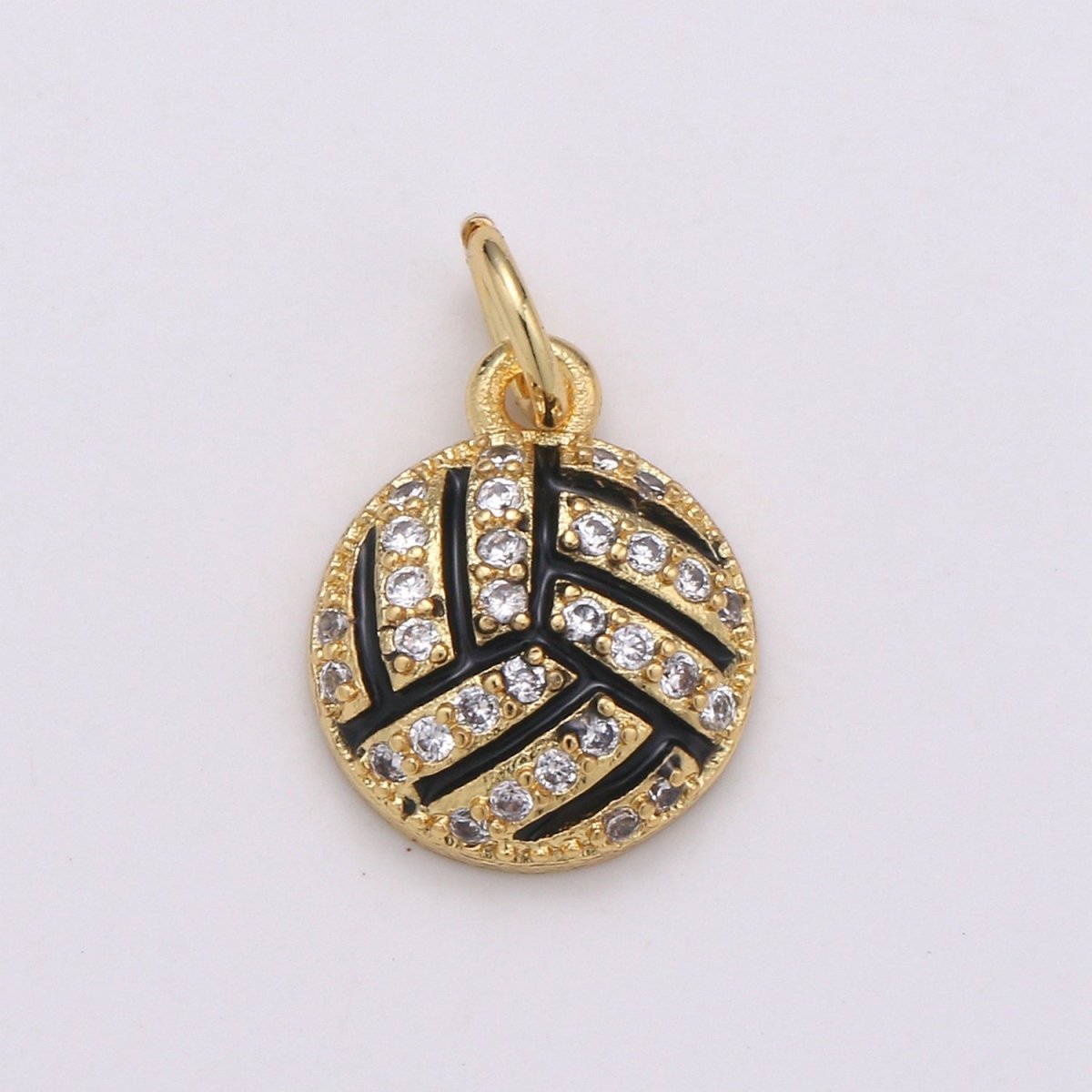 Basketball Gold Filled Charm Gold / Silver - D729-D-730 - DLUXCA