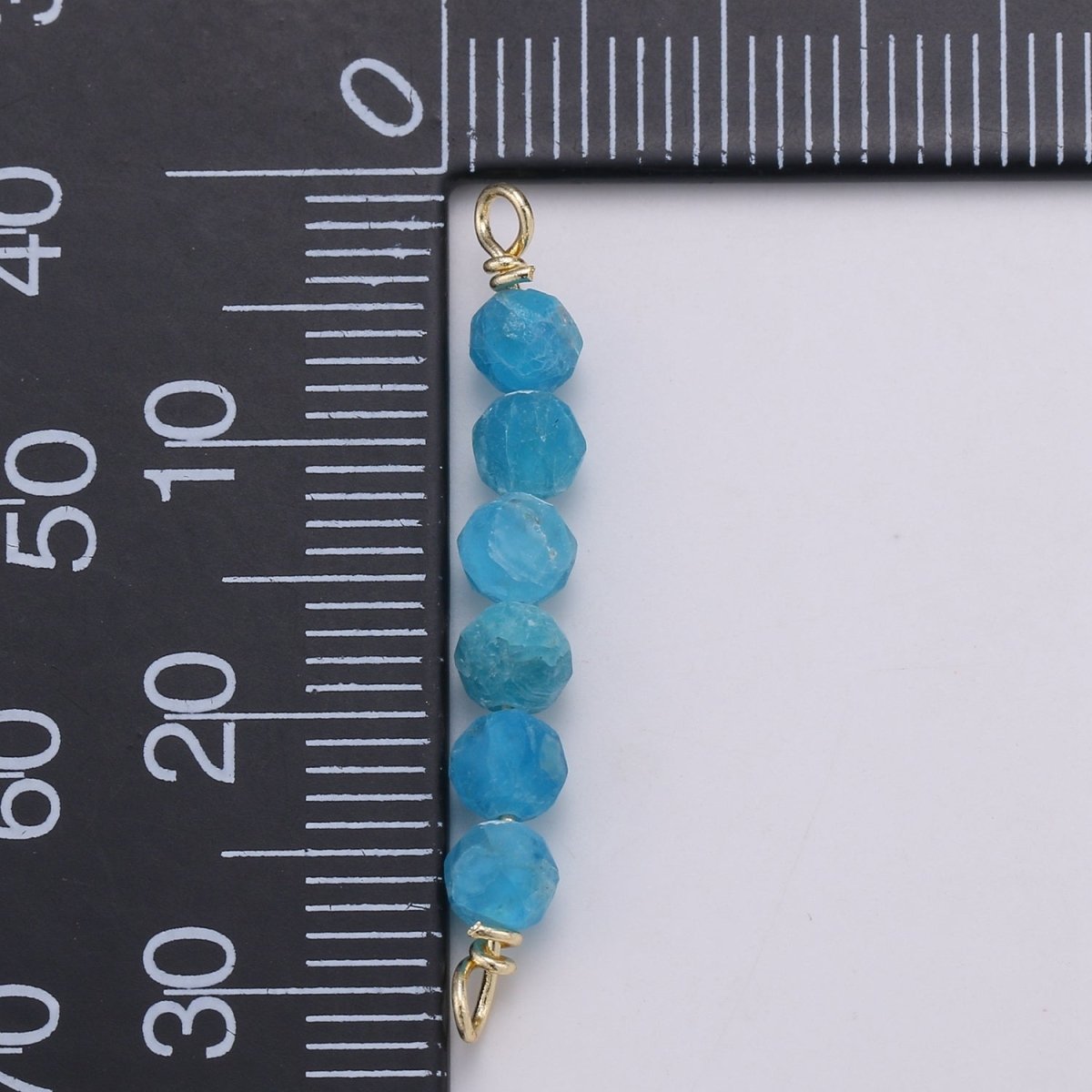 beads Connector for Necklace Bracelet Earring jewelry supplies Component in 14k Gold Filled wire Finding Natural Stone Beads F-530 - F-542 - DLUXCA
