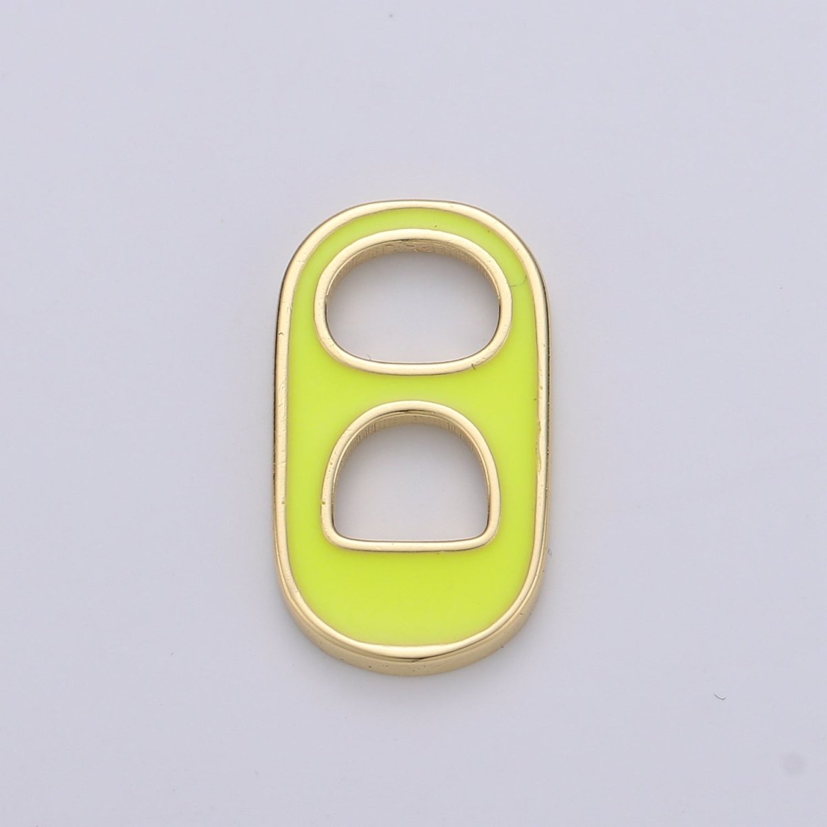 Black, Blue, Pink, Green, Yellow, Red Enamel Bottle Opener Gold Filled Charm - D-374- D-383 - DLUXCA