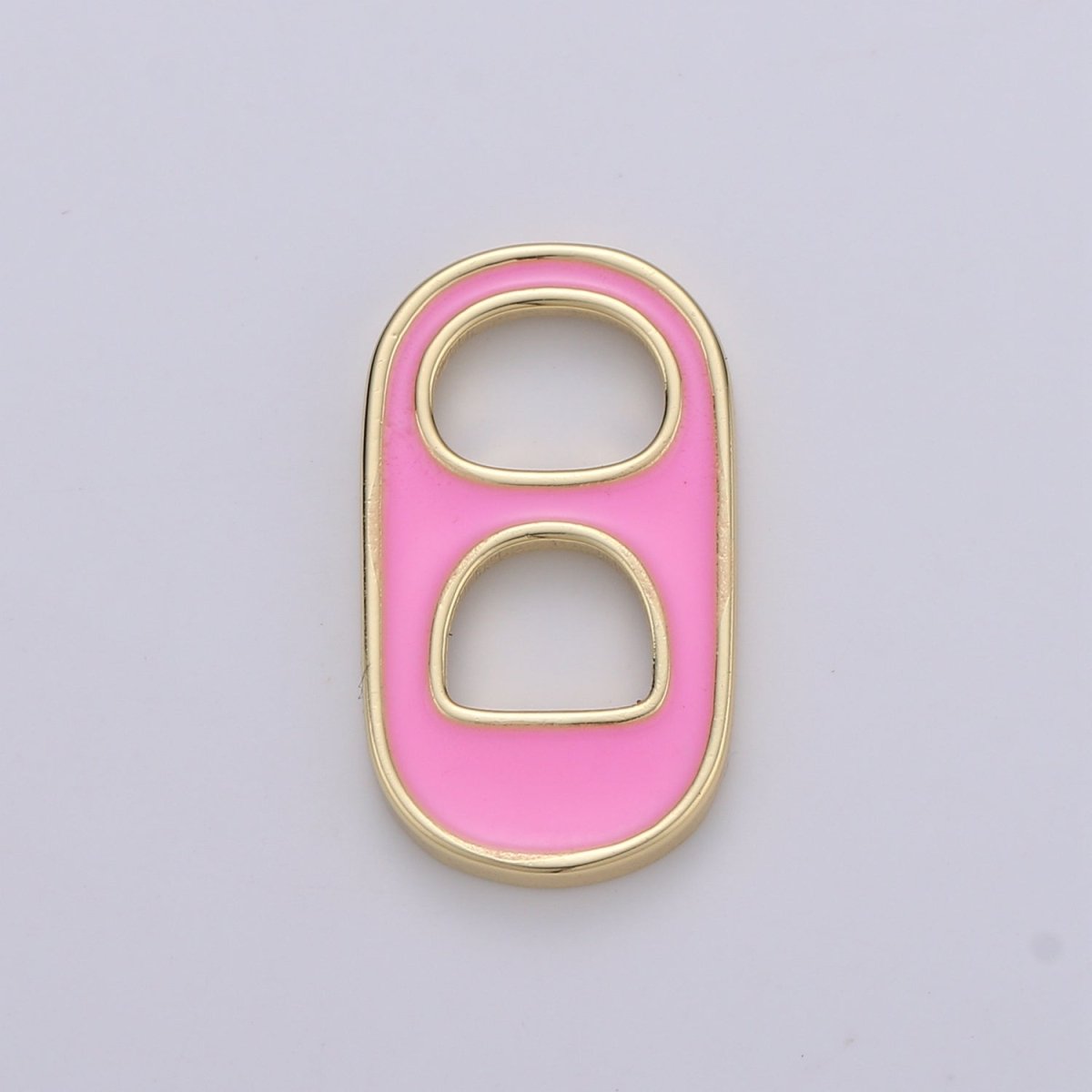 Black, Blue, Pink, Green, Yellow, Red Enamel Bottle Opener Gold Filled Charm - D-374- D-383 - DLUXCA