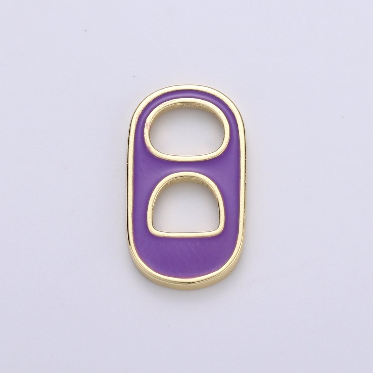 Black, Blue, Pink, Green, Yellow, Red Enamel Bottle Opener Gold Filled Charm - D-374- D-383 - DLUXCA