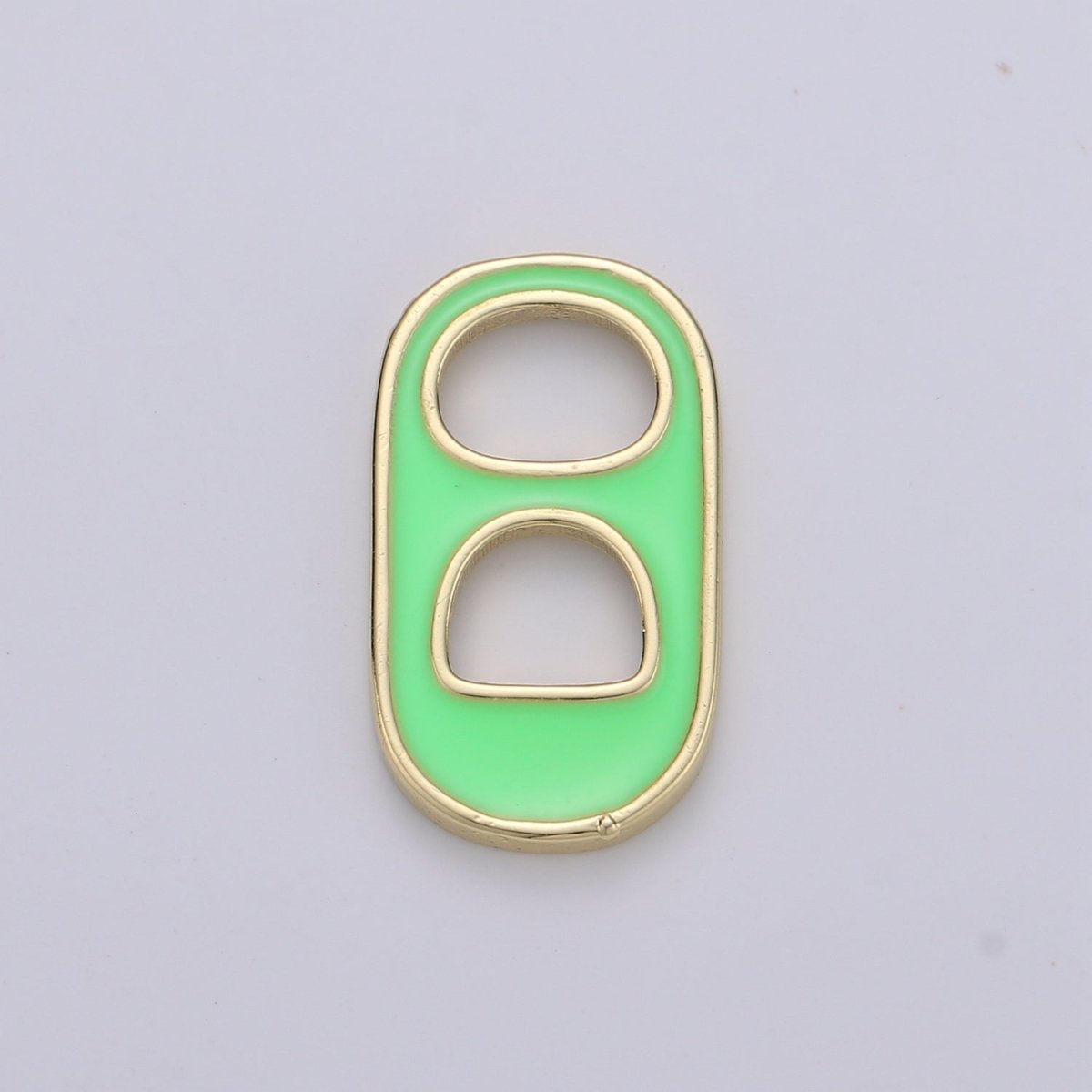 Black, Blue, Pink, Green, Yellow, Red Enamel Bottle Opener Gold Filled Charm - D-374- D-383 - DLUXCA