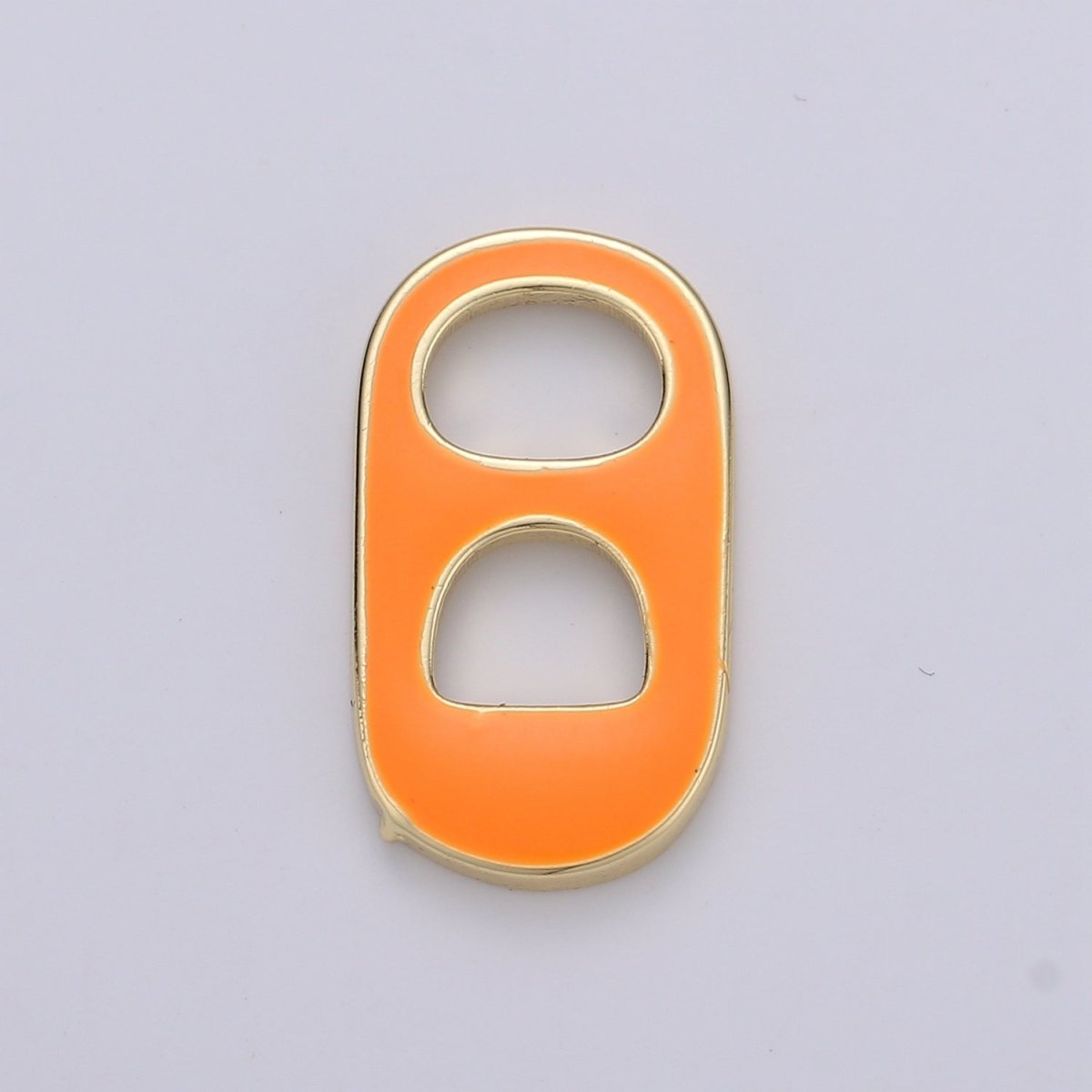 Black, Blue, Pink, Green, Yellow, Red Enamel Bottle Opener Gold Filled Charm - D-374- D-383 - DLUXCA