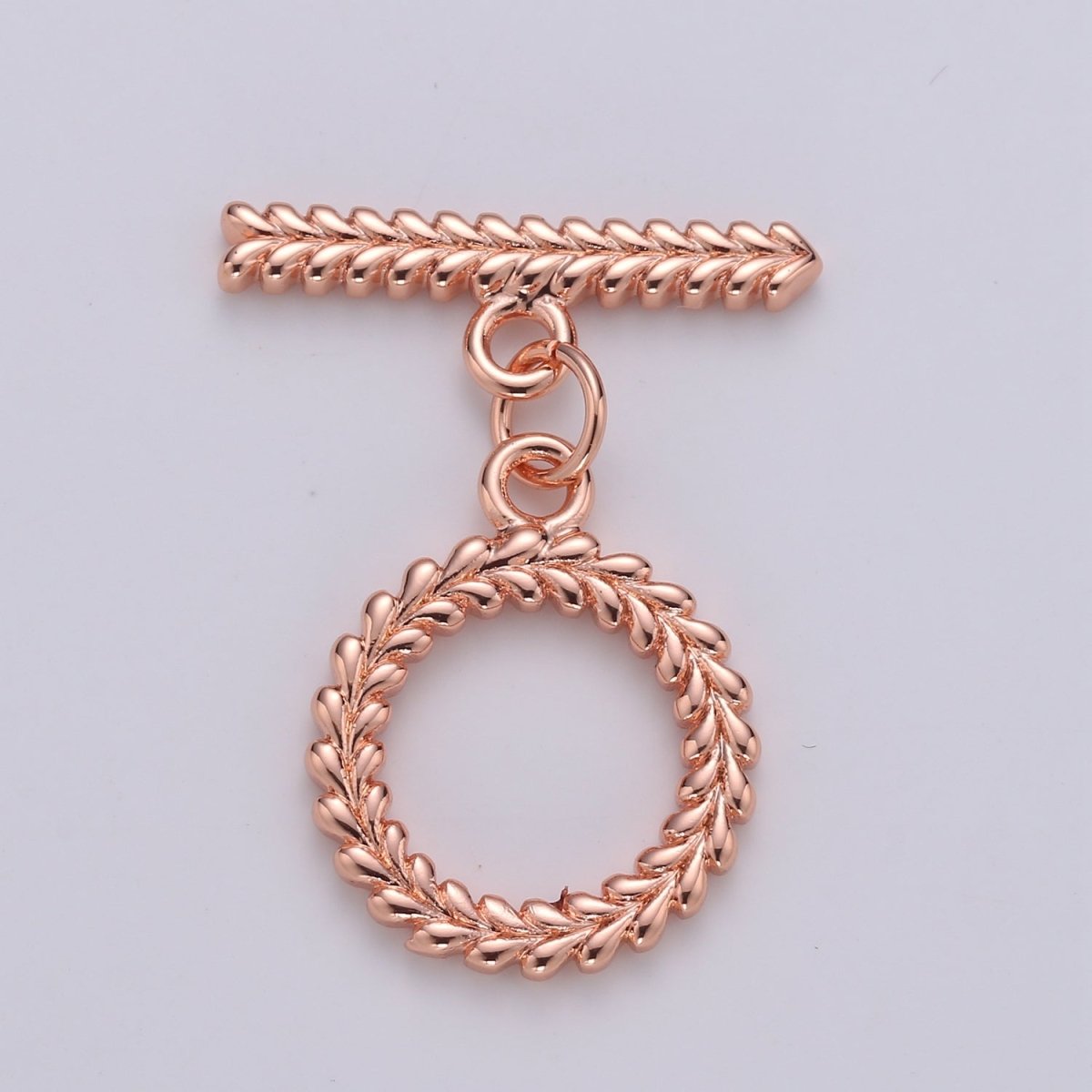 Braided Toggle Clasp Gold / Black / Rose Gold / Silver For DIY Jewelry Making Necklace Bracelet Anklet Supplies L-108~L-111 - DLUXCA